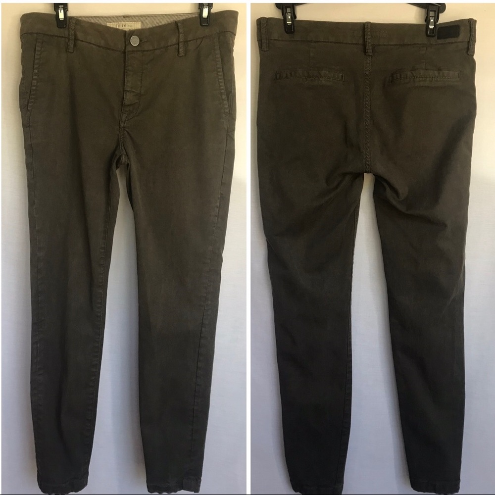 *JOIE* Fatigue Trouser Skinny Olive Jeans - Picture 5 of 8